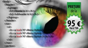 Realizare website. Creare magazin virtual. Optimizare SEO